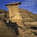 hoodoo  Other than the Humour section, this is the only image I didn't shoot - my wife had more patience than I did, waiting for the droves of tourists to disappear out of site. Took her 20 minutes to shoot this hoodoo in the Alberta Badlands.